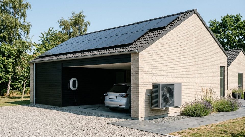 Illustrationsfoto til guiden: Hvor mange solceller har dit hus brug for?